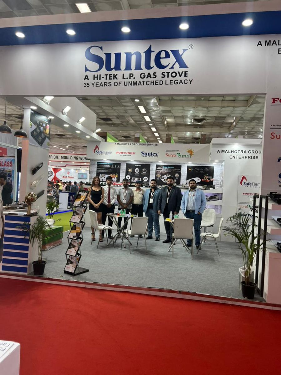 The Suntex pavilion at the Vibrant India exhibition